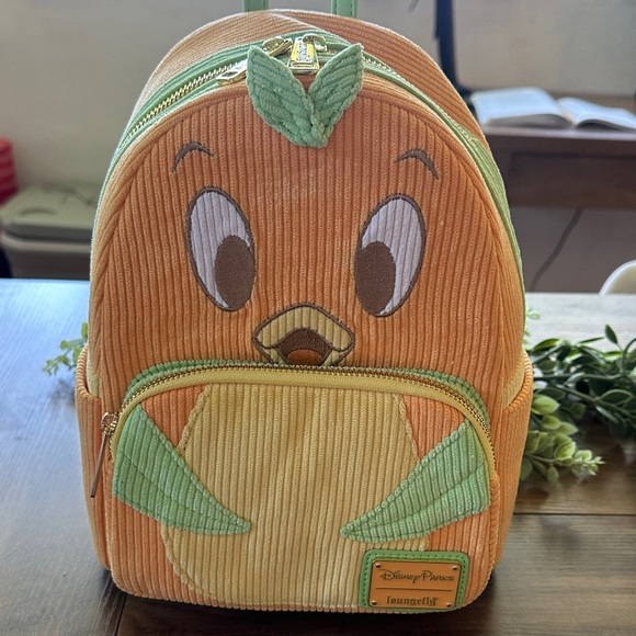 Loungefly Orange Bird and Green Disney Parks Backpack